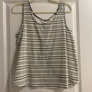 C’isa blue and white striped tank